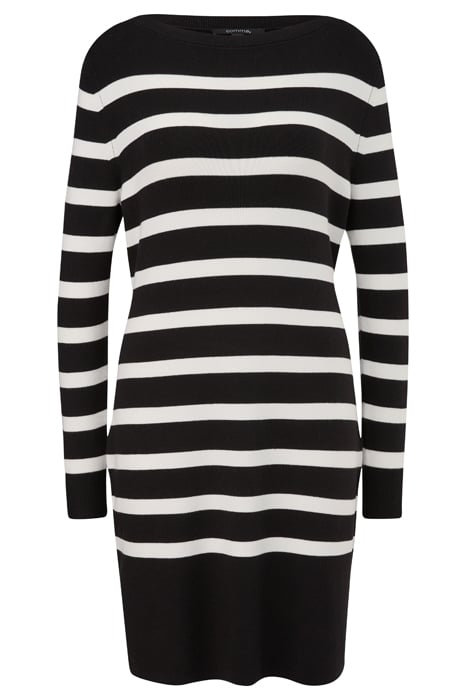 COMMA DRESSES GREY/BLACK 3