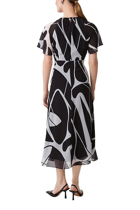 COMMA DRESSES GREY/BLACK 2