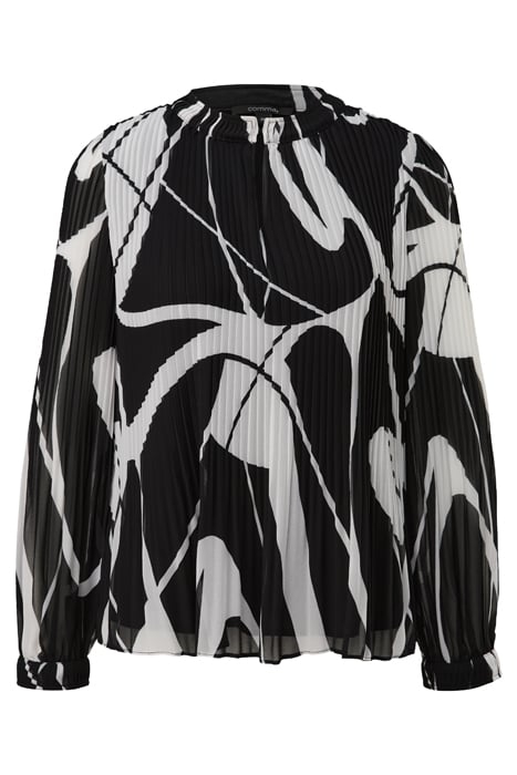 COMMA BLOUSES GREY/BLACK 4