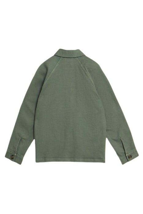 EDEN DENIM JACKET MID GREEN 3