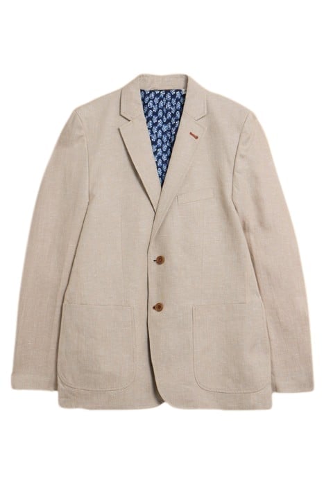 LINEN BLAZER NATURAL WHITE 2