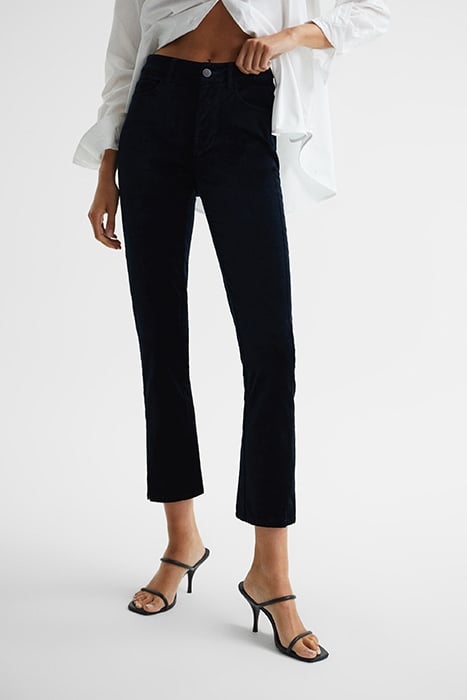 CINDY-TWISTED STRAIGHT PANTS NAVY 1
