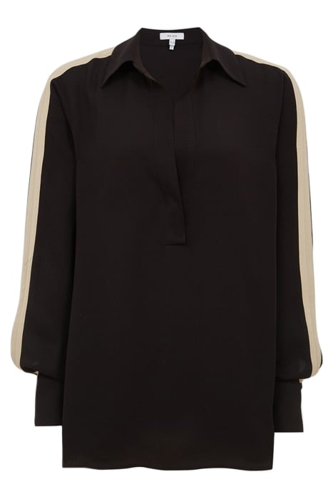MILLIE-SIDE BLOUSE BLACK 4