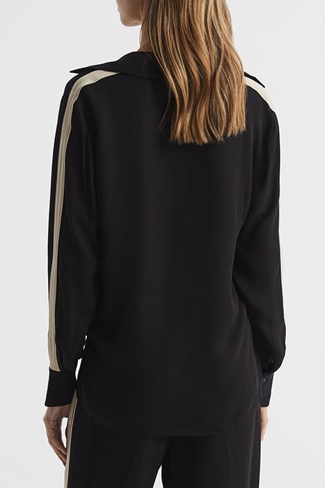 MILLIE-SIDE BLOUSE BLACK 2