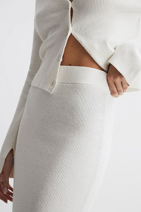 FERN-KNITTED SKIRT CREAM 7