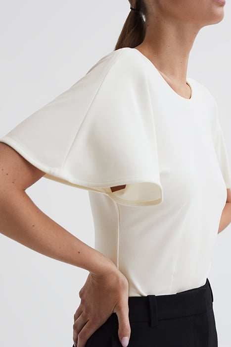 CONNIE-FLOWY BLOUSE IVORY 4