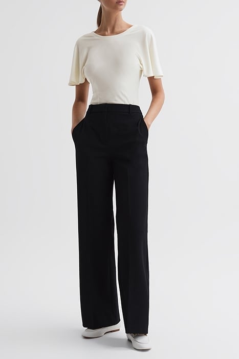 CONNIE-FLOWY BLOUSE IVORY 1