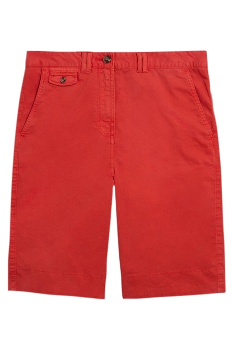 HAYLEY CHINO SHORTS BRIGHT RED 1