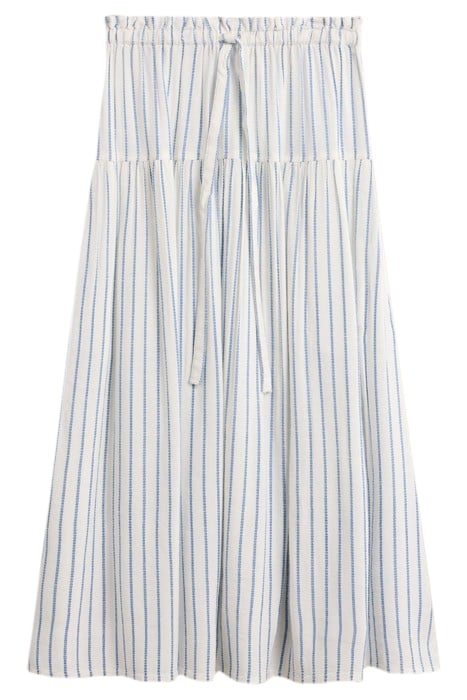 SEEMA ECO VERO STRIPE SKIRT IVORY 2