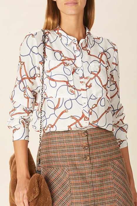 WHITE SHIRT WITH CHEST POCKETS 1