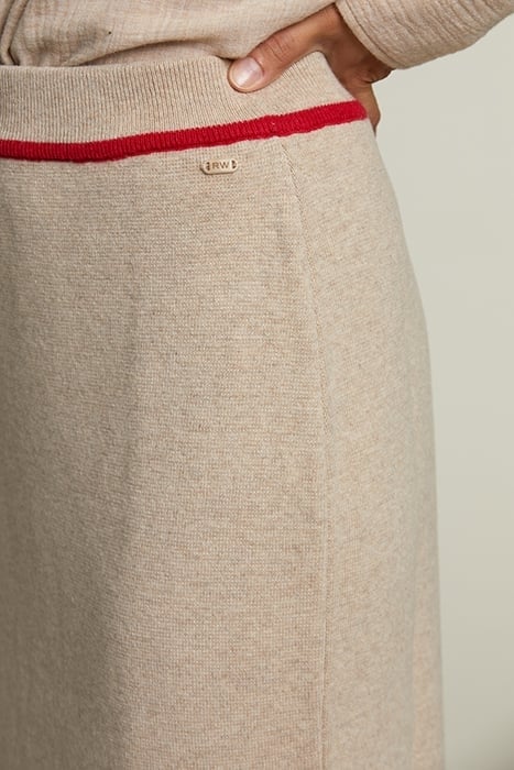 BEIGE MIDI SKIRT 4