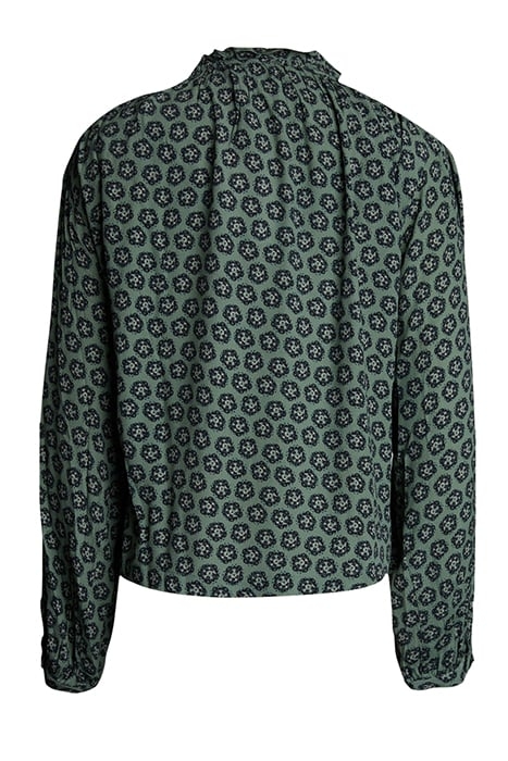 MULTI FANTASY BLOUSE BALLOON SLEEVES 5