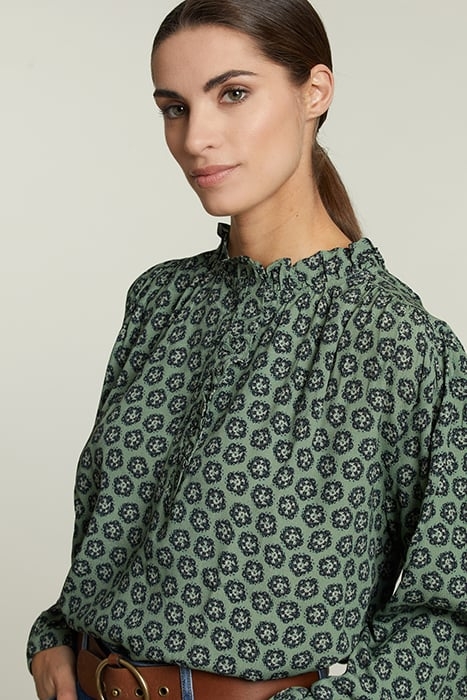 MULTI FANTASY BLOUSE BALLOON SLEEVES 6