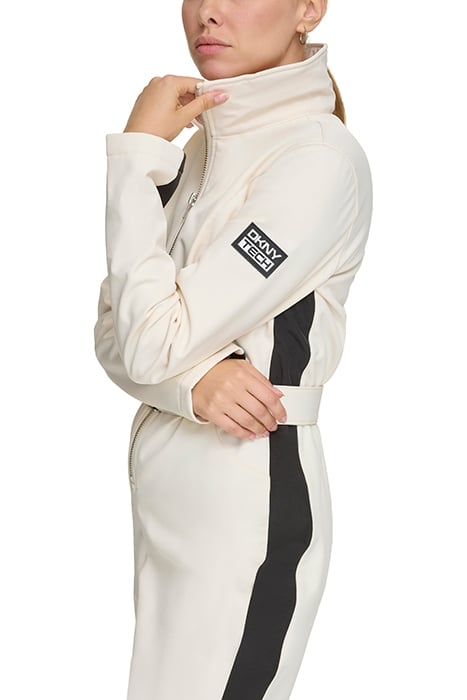 BELTED ONE PIECE SKI WHITE 5