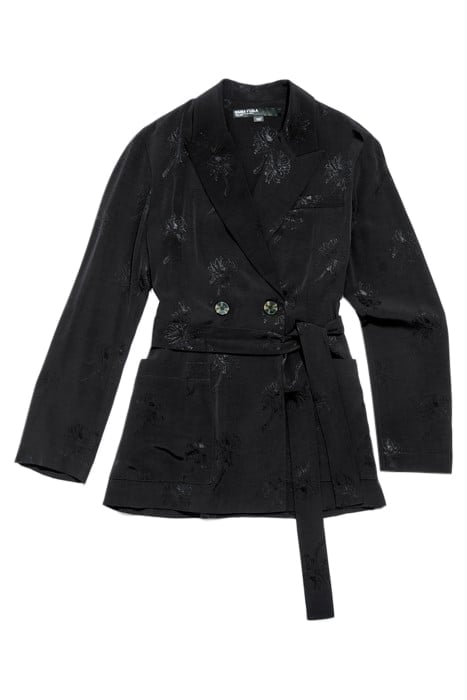 BLACK FLUID JACQUARD BLAZER 3