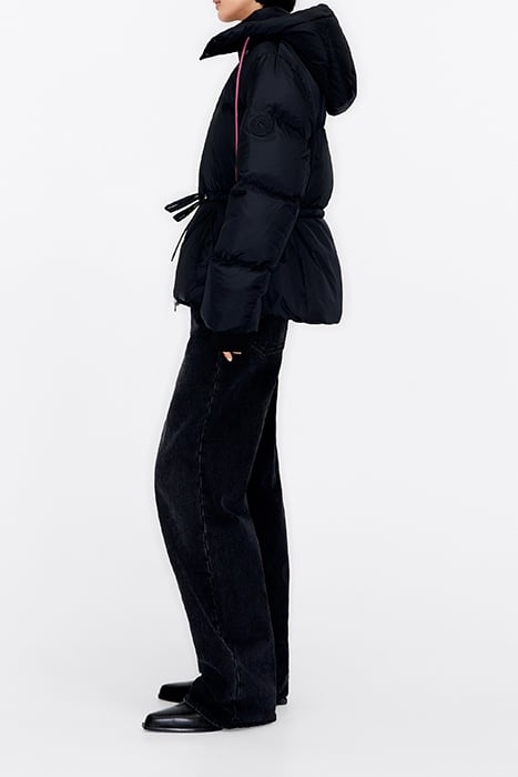 SHORT BLACK DOWN PUFFER JACKET 4