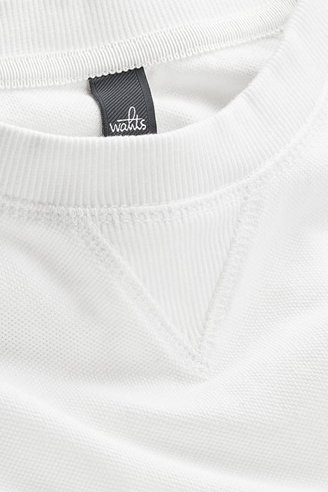ROWE | PIQUÉ SWEATER PURE WHITE 4
