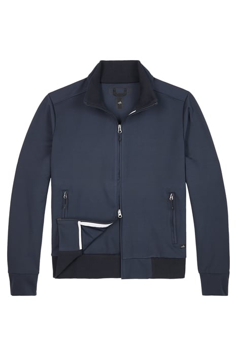 FOLEY | TECH JERSEY JACKET NAVY BLUE 1