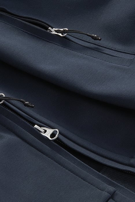 FOLEY | TECH JERSEY JACKET NAVY BLUE 2