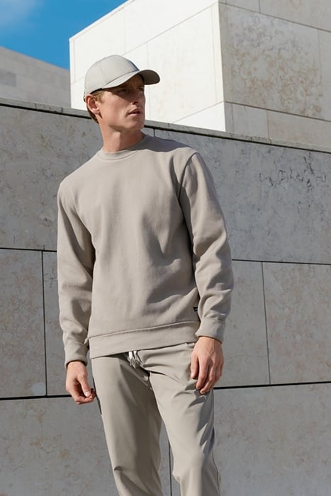 QUINT | CREW NECK SWEATER SLATE BEIGE 3