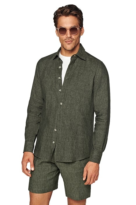 GREEN SLIM FIT SHIRT 1