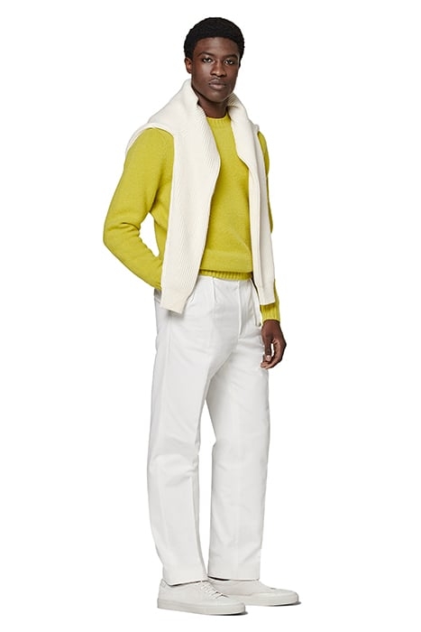 YELLOW MERINO CREWNECK 8