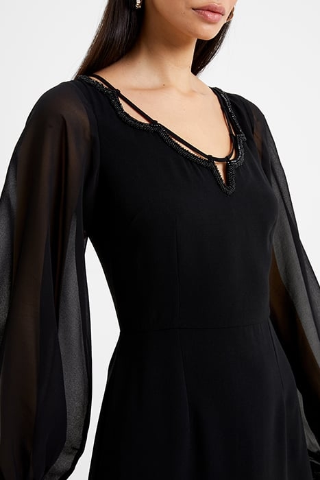 ADDINALA CREPE DRESS BLACK 4