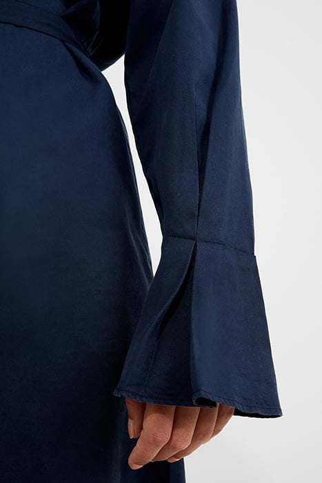 ANDREA LYOCELL LS SHIRT DRESS BLUE 4