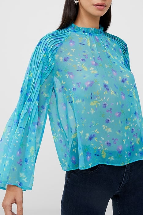 ADEN HALLIE PLEAT CRINKLE TOP GREEN 4