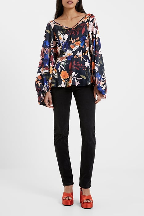 BROOKE ALEEYA SATIN TOP BLACK 1