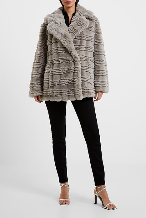 DARYN FAUX FUR COAT BLACK 2