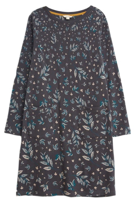 FLEUR JACQUARD JERSEY DRE GREY 1