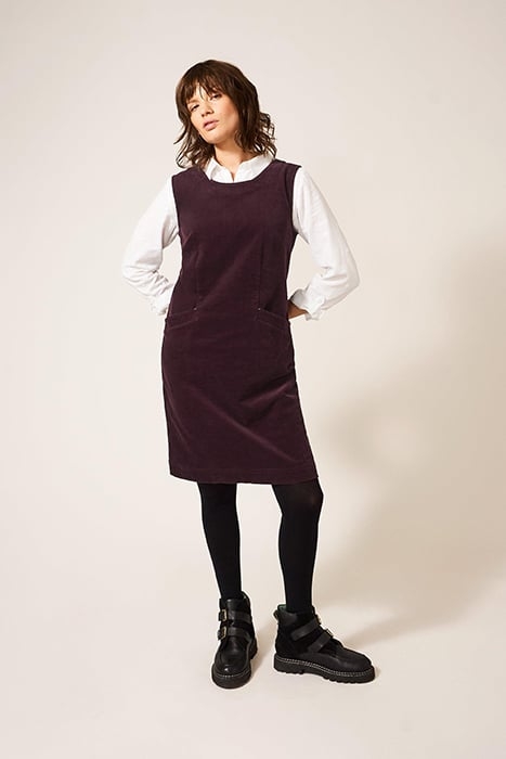 LOTHBURY CORD PINNY DARK PLUM 1