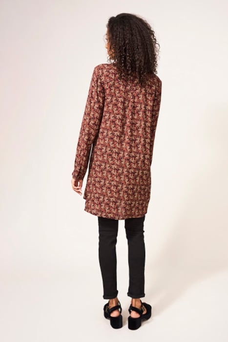 GEORGIE TUNIC PLUM MULTI 2