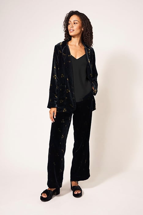 BELLE VELVET TROUSER GREY 1