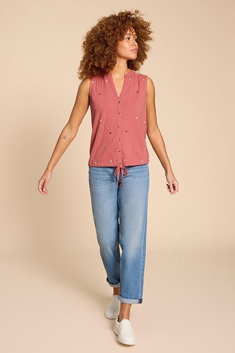 TULIP JERSEY SLEEVELE SHIRT PINK 1