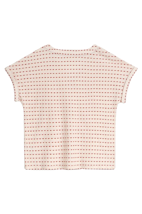 EMBROIDERED STRIPE TEE NATURAL 2