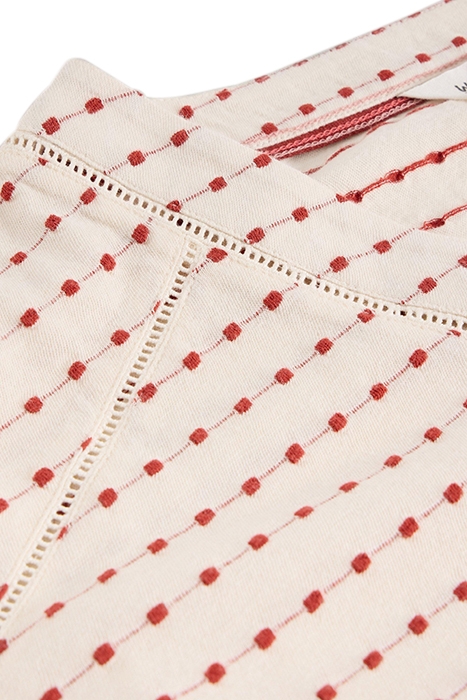 EMBROIDERED STRIPE TEE NATURAL 3