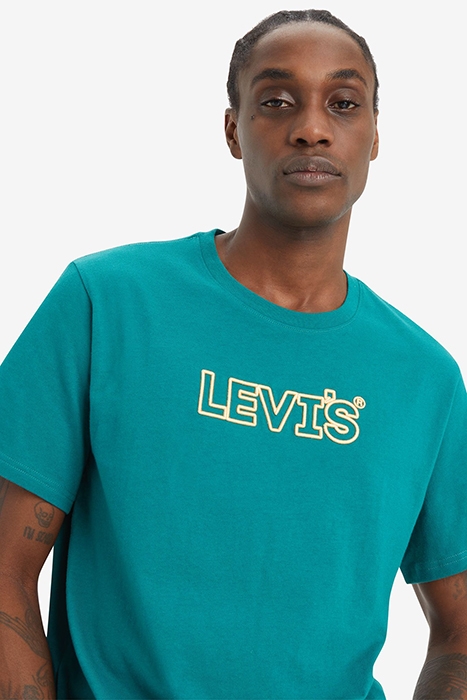 SS PRINTED T-SHIRT BLUE 5