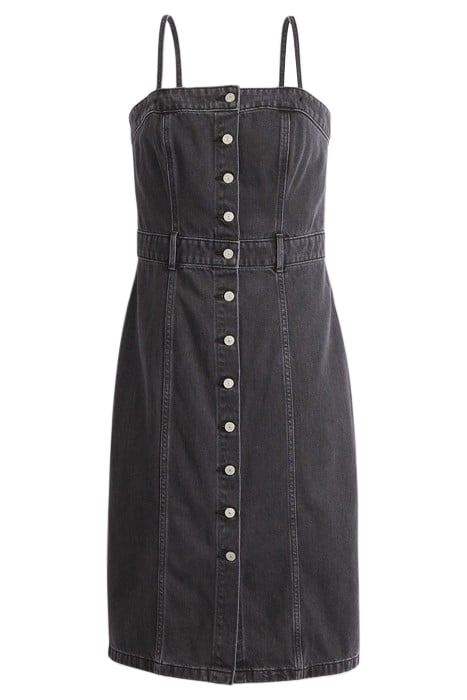 DENIM MINI DRESS BLACK 3