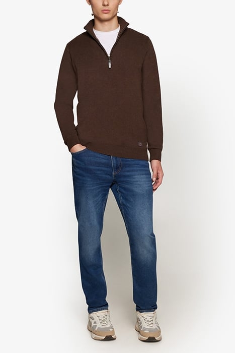 KLAUSSI HALFZIP + CHOCOLAT BROWN MELANGE 3