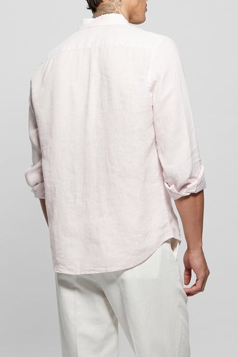 LS ISLAND LINEN SHIRT AIRY PINK 2