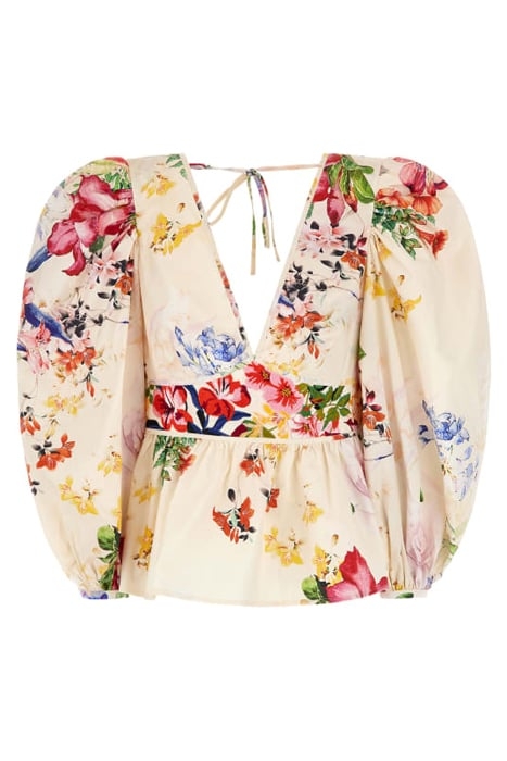 MIRA TOP SOLID GLORIOUS GARDEN BLOUSE 3