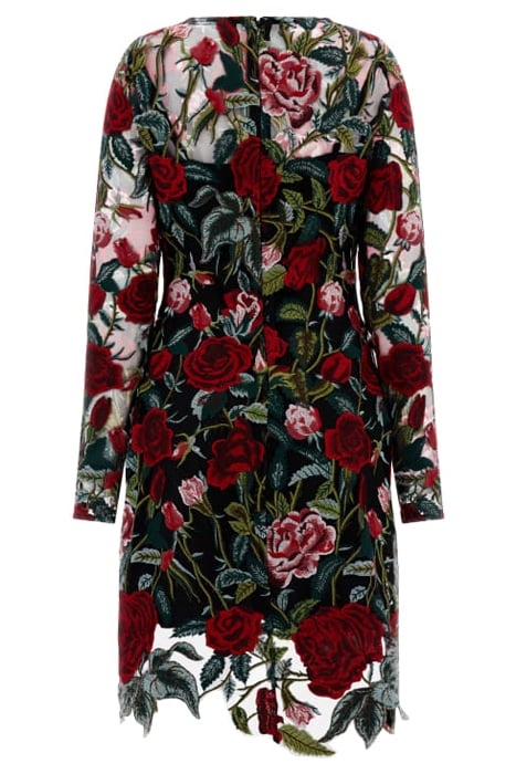 ROSA DRESS BLACK FLORAL MULTI 2