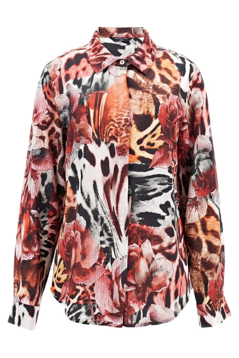 THE ICON BLOUSE PRINT LEOPARD ROSE BUTTON-DOWN SHIRT PRINT 4