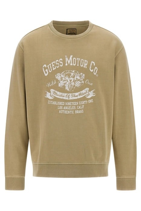 GUESS MOTOR CN SWEATSHIRT HAZEL WOOD 1