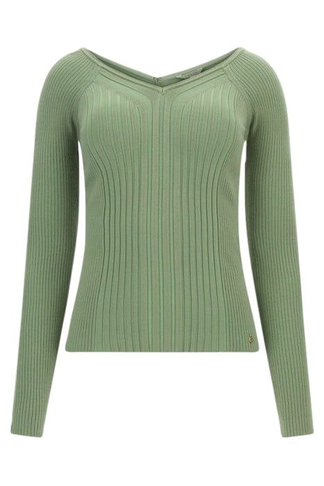 ALLIE VN LS SWTR COLD DEW AND CHILE V 4