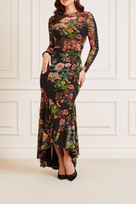 LEWIS MESH SKIRT BLACK BEAUTY PRINT 3