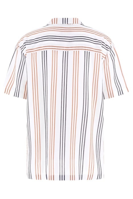 BILLY BOWLING SHIRT BLACK BROWN CASUAL STRIPES 5