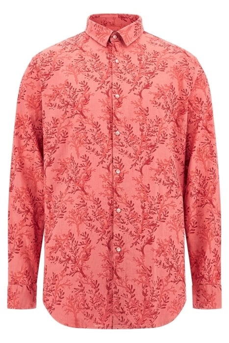 JOE COLLAR NOTCHE SPICED SALMON CASUAL SHIRT CORAL 4